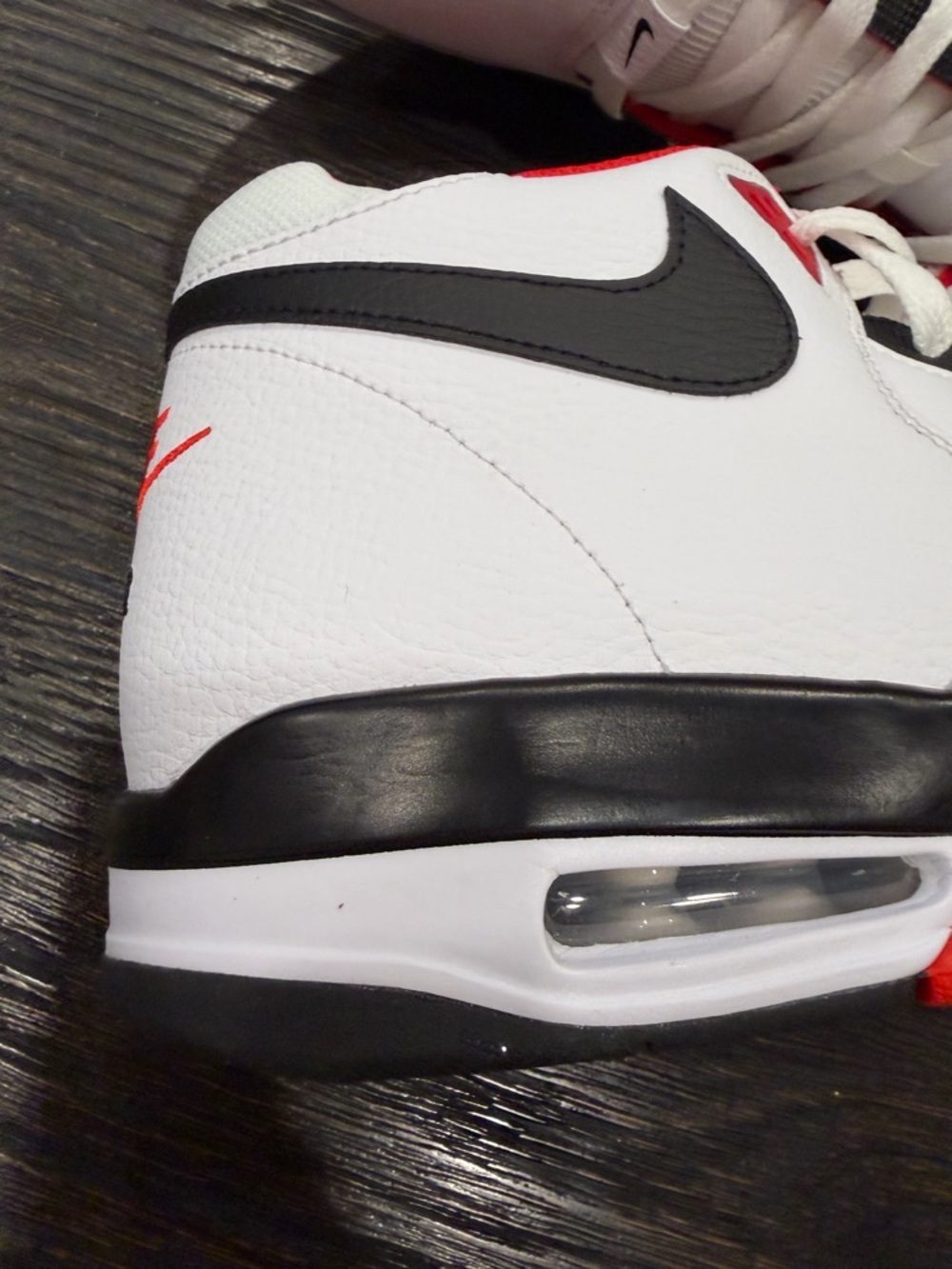 Nike Air Flight Legacy Black White Red Men's Sneakers Shoes size 11 - Picture 2 of 11